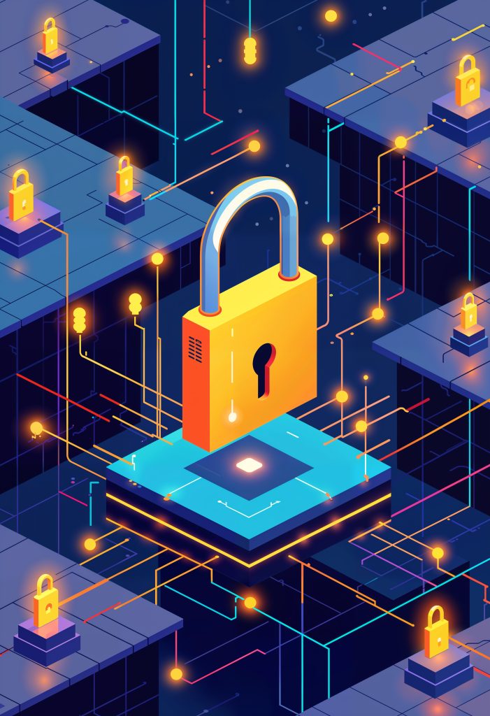 Ілюстрація кібербезпеки з Google Authenticator SSH Ubuntu для серверного захисту