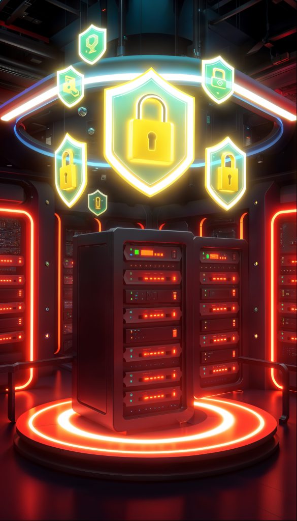 Абстрактна концепція кібербезпеки та безкоштовний ssl хостинг захист сайту