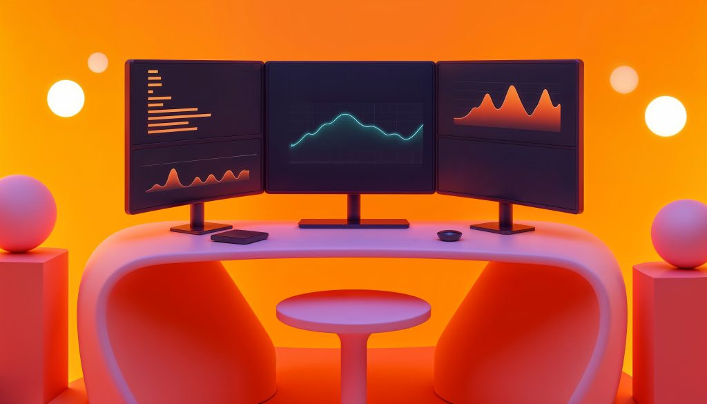 3D графік порівняння продуктивності панелей керування хостингом cpanel plesk directadmin