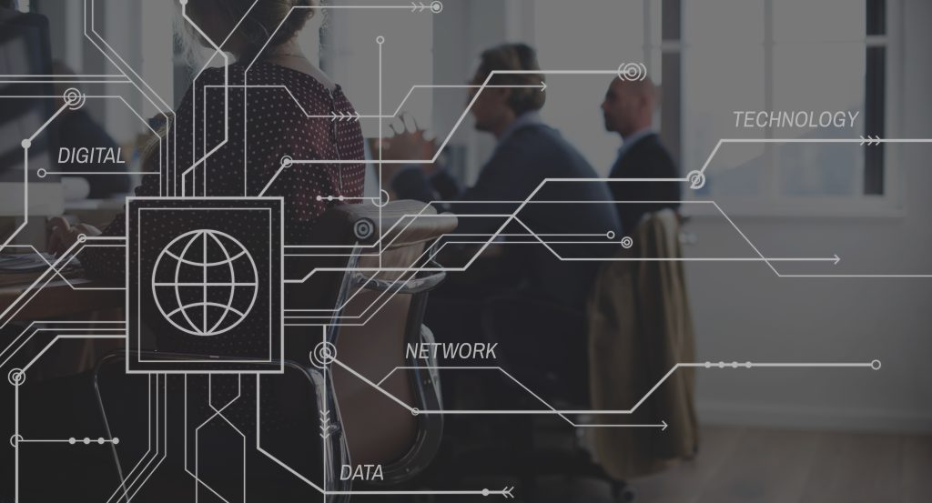 Схема мережевих зв'язків підрозділів у мультитенантному хостингу для компанії