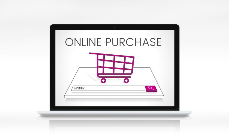 Мережеве з'єднання на екрані комп'ютера як хостинг для інтернет-магазину