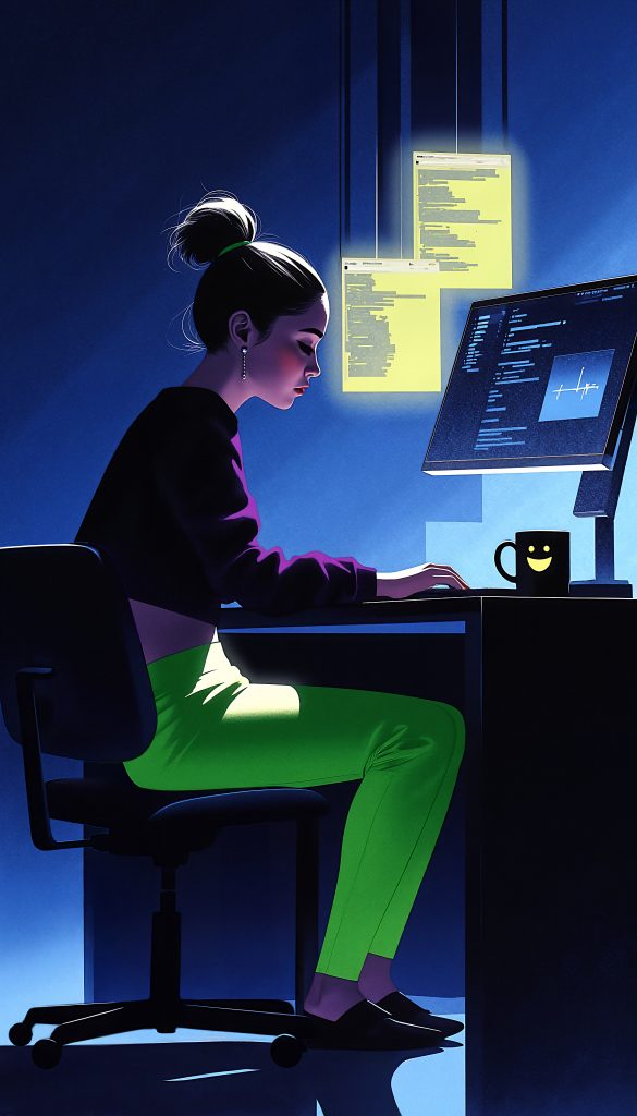 Програміст за роботою налаштовує як зробити бекап сайту WordPress правильно