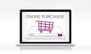 Мережеве з'єднання на екрані комп'ютера як основа хостингу для інтернет-магазину