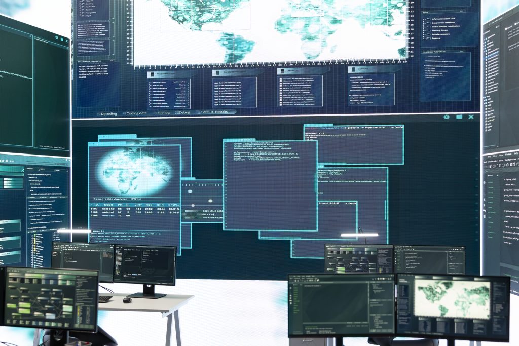 Серверна кімната хмарного хостингу для забезпечення безпеки стартапу