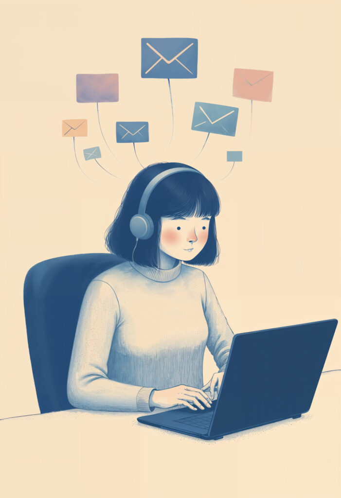 Бізнес-ілюстрація з маркетинговими графіками для хостинг FAQ