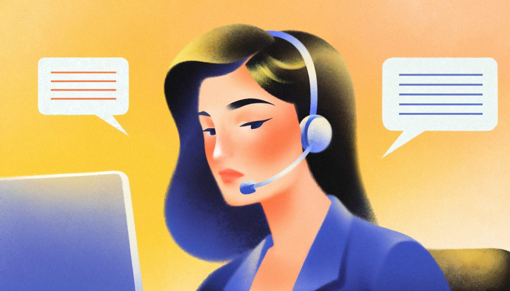 Оператор техпідтримки хостингу обробляє тікети у тікет-системі хостингу